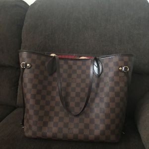 Authentic Louis Vuitton Neverfull MM Damier Tote Bag
